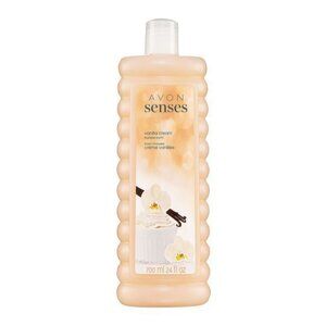 Avon Senses Vanilla Cream Bubble Bath 24 fl oz